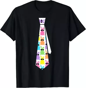 Easter Bunny Tie Funny Graphic for Boys Toddlers Men t shirt - Picture 1 of 4