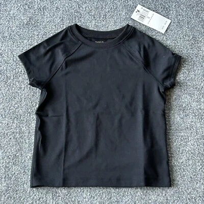 Polo Ralph Lauren Shirt Girl Small Black Performance Stretch Jersey Tee - Image 1 of 4
