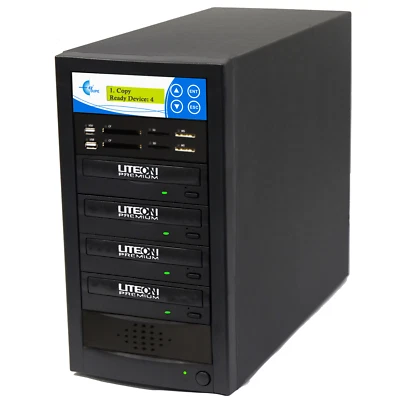 EZ DUPE Media Mirror PLUS 1 to 3 Duplicator - Flash (SD CF MS MMC USB) / DVD - Image 1 of 4