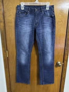 EUC Banana Republic Bootcut Stretch Western Rodeo Cowboy blaue Herrenjeans 33 x 33 - Bild 1 von 8