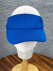 Augusta Hat Cap OS Blue Adult Strapback Adjustable Polyester Sports Sun Visor - Picture 1 of 8