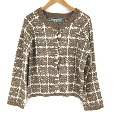 Michelle Nicole Cardigan Womens Sweater Academia Preppy Size Medium Foto 1 de 4