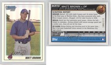 2010 Bowman Chrome Prospects Refractor /777 Matt Brown #BCP74