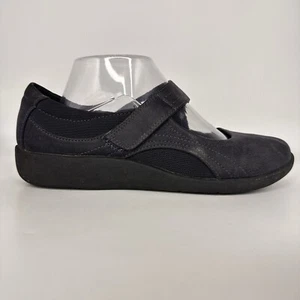 Zapatos cómodos Clarks Sillian Bella azul marino para mujer de 8,5 de ancho - Imagen 1 de 12