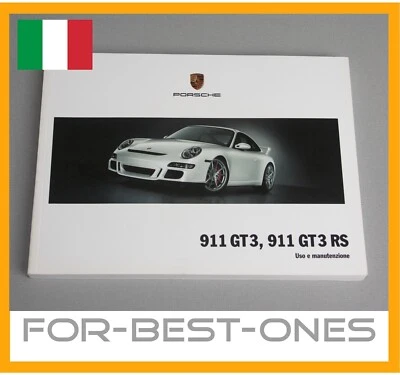 Nuovo Italiano Porsche 911 GT3 GT3RS 997 manuale Libretto di uso manutenzione - Immagine 1 di 4