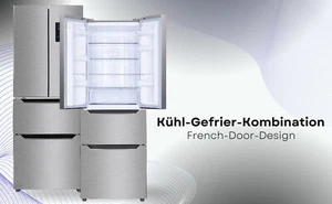 PKM KHFD350ENFIX Frenchdoor Kühlgefrierschrank Schubladen - Bild 1 von 12