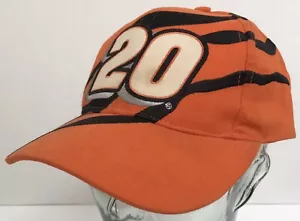 Tony Stewart #20 NASCAR 2000 Snapback Sombrero Competidores Vista Naranja Negro Raya - Imagen 1 de 14