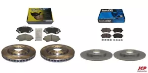 FRONT + REAR DISCS and CERAMIC PADS for CHRYSLER GRAND VOYAGER RT 2008-2011 - Picture 1 of 2