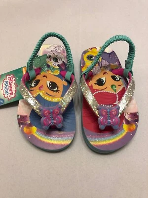 Sandalias chanclas para niñas talla pequeña 5-6 ropa de playa piscina agua brillo y brillo Foto 1 de 4