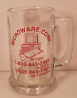 Vintage MICROWARE CORP. Glass Beer Stein - never used