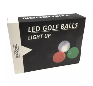 Thiodoon 6 Color In One Glow Dark LED Golf Balls For Night Sports Pack of 6 - Bild 1 von 4
