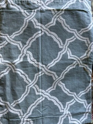 Juego de pares de enrejados Kendra POTTERY BARN fundas de almohada king ~ algodón lino Foto 1 de 4