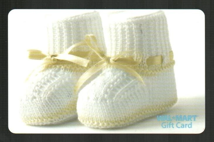 Tarjeta de regalo WALMART Gold Baby Booties (2008) (0 $) Foto 1 de 1