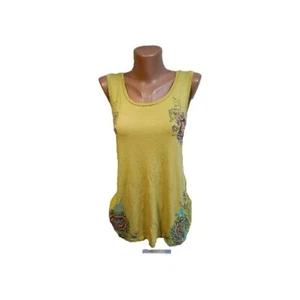 Desigual Damen T-Shirt Tank Gr. S gelb mehrfarbig Ornament - Bild 1 von 13
