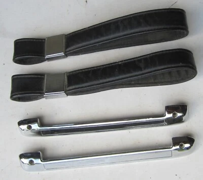 1968 Chrysler Imperial Rear Seat Roof Grab Pull Handle Chrome Pr(2) Used Orig 68 - Image 1 of 4