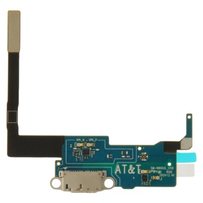 Charge Port with Flex Cable for Samsung SM-N900A Galaxy Note III AT&T Repair - Image 1 of 2