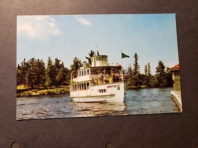 Cruise Boat MS ARGYLE II Kenora, Ontario, Canada Naval Cover 1966 Postcard - Image 1 of 2