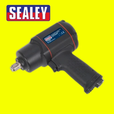 Sealey - SA6007 1/2" Sq Dr Air Impact Wrench/Socket Gun/Ratchet Drill (1789 Nm) - Image 1 of 4