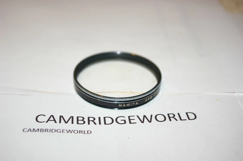 GENUINE MAMIYA BRAND 40.5mm SCREW in NEW UV ULTRA VIOLET OPTICAL GLASS  FILTER  - Image 1 of 1