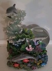Sankyo Musical Dolphin Water Globe Snow Globe Glitter Sparkle Classic Treasures