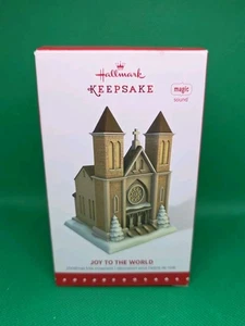 NEW ❄️ Hallmark Keepsake Ornament "Joy to the World" + Sound ⛄️2015 Christmas - Picture 1 of 6