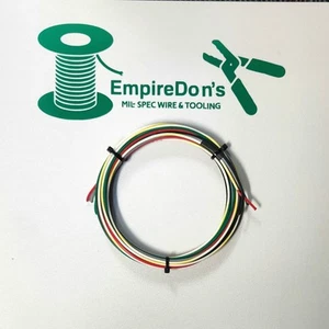 16 AWG Mil-Spec Wire (PTFE)  Stranded Silver Plated Copper, Assortment 25 ft - Picture 1 of 1