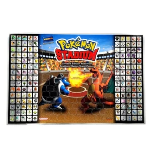 Póster Pokemon Stadium Blockbuster exclusivo 2000 edición limitada #070428 - Imagen 1 de 11