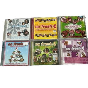 So Fresh CDs Bulk Lot x6 Country Pop Rock Dance R&B 00s Music Compilation Mixed - Picture 1 of 15