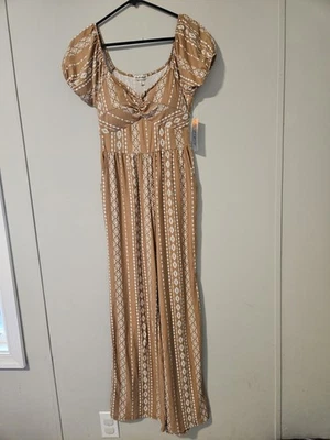 Nuevo con etiquetas Mono Derek Heart para mujer talla pequeña con bolsillos sujetador incorporado Foto 1 de 4