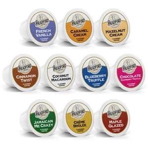 100ct Flavored Variety Pack for Keurig K-cups®, 10 Assorted Flavored Single C... - Picture 1 of 6