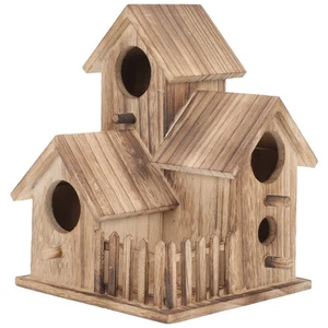 Maison à oiseaux style pastoral créatif extérieur nid de perroquet villa maison colibri - Photo 1/12