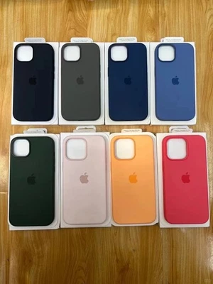 New For iPhone 13mini 13Pro 13Pro Max Original Silicone Phone Case with MagSafe - Image 1 of 4