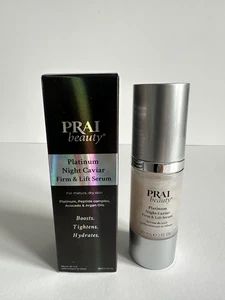 PRAI Beauty Platinum Night Caviar Firm & Lift Serum 30ml NEW - Picture 1 of 6