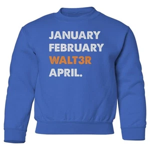 January February WALT3R April Champs Youth Crewneck Sweatshirt - Picture 1 of 2