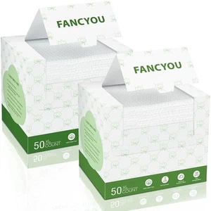 Disposable Face Towel 100% Cotton, Super Soft Clean Towelettes, Thicken... - Picture 1 of 8