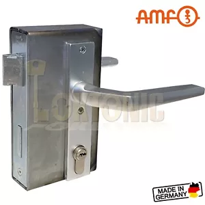 AMF Schwerlast Schmiedeeisen Gehäuse Tor Flügel Schloss Kit mit 5 Sicherheits Beil Schlüssel - Bild 1 von 7
