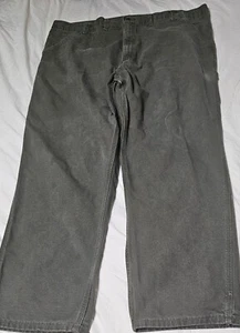 HERREN 46 x 30 - Vintage Carhartt B11 Duck Original Latzhose Arbeitshose Moos Mexiko - Bild 1 von 12