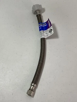Conector BRASSCRAFT para inodoro. 12”. Trenza de polímero de ingeniería. B1-12DLF. NUEVO. Foto 1 de 4