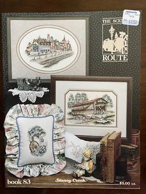 Stoney Creek Collection “The Scenic Route” Cross Stitch Pattern Book 83. 1990 - Image 1 of 2