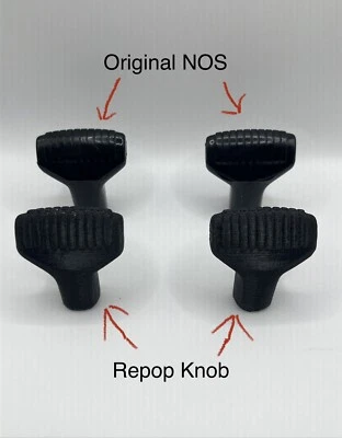 1973-77 (2) REPOP! Hurst Olds 442 Chevelle A-Body Swivel Seat Knobs GM 9617482 - Image 1 of 4