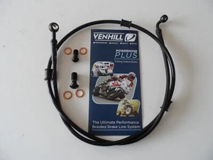 Venhill Harley-Davidson 1990 & later Extended Brake Line 47" in Length - Picture 1 of 3