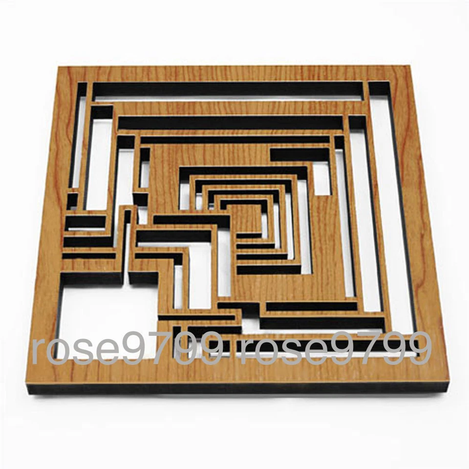 Frank Lloyd Wright Madera Corte Láser Ennis Trivet y Placa de Pared Nuevo en Caja Foto 1 de 1