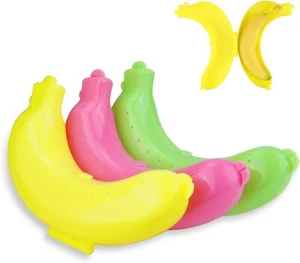 1/2/3 Pack Banana Case Banana Saver BFA-Free Banana Container Outdoor Travel - Picture 1 of 7
