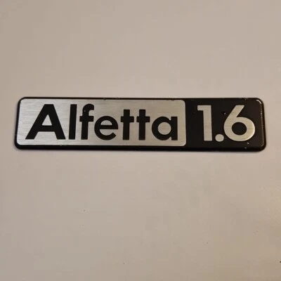 Scritta Sigla Posteriore Alfa Romeo ALFETTA 1.6 Epoca - Immagine 1 di 4