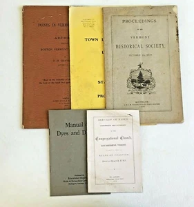 Collection Of Vintage Vermont Manuals and Informational Handouts - Picture 1 of 6