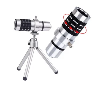 10x Macro Lens Cell Phone Wide Angle Lens Cellphone Cell Phone Tripod - Zdjęcie 1 z 11