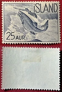 Iceland 1959 25 Salmon FISH Sc-319 MVLH OG #W17 - US Seller - Picture 1 of 2