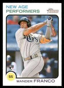 2022 Topps Heritage #NAP-1 Wander Franco Rookie Card (RC) - New Age Performers - Picture 1 of 3