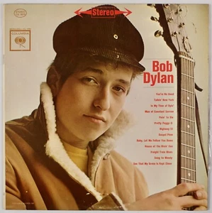 BOB DYLAN: Self Titled US ’62 Pitman 2-EYE Early! NM Vinyl Superb! - Picture 1 of 6