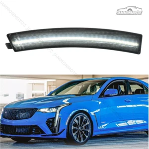 PARA CADILLAC CT4 2020-arriba Frontal Blanco LED Luz Marcadora Lateral Lámpara Lente Ahumada - Imagen 1 de 4